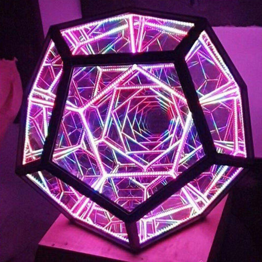 Infinite Dodecahedron Laser Lamp